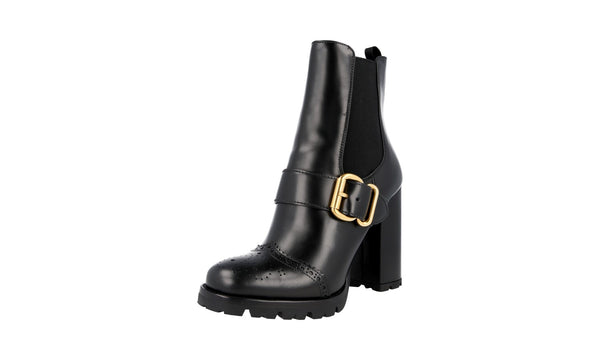 Prada Women's 1T924H V69 F0002 Leather Half-Boot