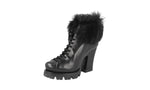 Prada Women's 1TP189 QKK F0002 welt-sewn Leather Half-Boot