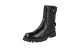 Prada Women's 1U062L WAG F0002 Deerskin Leather Half-Boot