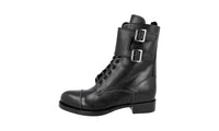 Prada Women's Black Leather Half-Boot 1U135G