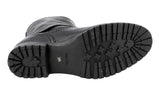 Prada Women's Black Deerskin Leather Half-Boot 1U292E