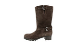 Prada Women's Brown Leather Half-Boot 1U348E