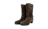 Prada Women's Brown Leather Half-Boot 1U348E