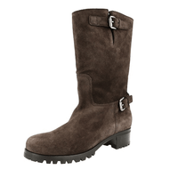 Prada Women's Brown Leather Half-Boot 1U348E