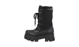 Prada Women's Black Leather Monolith Combat Boots Boots 1U363M