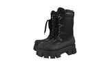 Prada Women's Black Leather Monolith Combat Boots Boots 1U363M