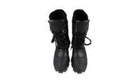 Prada Women's Black Leather Monolith Combat Boots Boots 1U363M