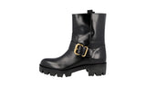 Prada Women's Black Leather Half-Boot 1U935H