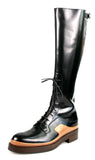 Prada Women's Black welt-sewn Leather Boots 1W054G