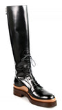 Prada Women's Black welt-sewn Leather Boots 1W054G