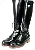Prada Women's 1W054G 055 F0633A welt-sewn Leather Boots