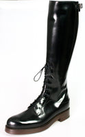 Prada Women's Black welt-sewn Leather Boots 1W054G