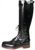 Prada Women's Black welt-sewn Leather Boots 1W054G