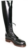 Prada Women's Black welt-sewn Leather Boots 1W054G