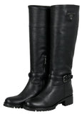 Prada Women's Black Leather Boots 1W119L