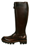 Prada Women's Brown welt-sewn Leather Boots 1W481E