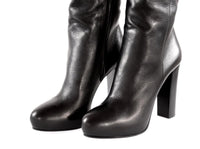 Prada Women's Black Deerskin Leather Boots 1WP089