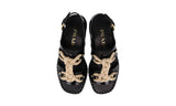 Prada Women's Black Leather Sandals 1X190M