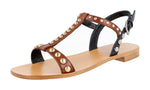 Prada Women's 1X251H 3H57 F0882 Leather Sandals