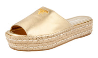 Prada Women's 1X288H 55L F0522 040 Leather Sandals