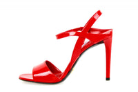 Prada Women's Red Leather Sandals 1X296F