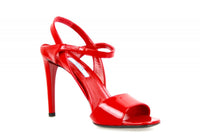Prada Women's Red Leather Sandals 1X296F