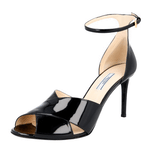 Prada Women's Black Leather Pumps / Heels 1X640H