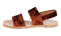 Prada Women's Bronze Leather Sandals 1X652H