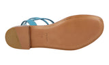 Prada Women's Turquoise Saffiano Leather Sandals 1X904E