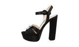 Prada Women's Black Leather Pumps / Heels 1XP02A
