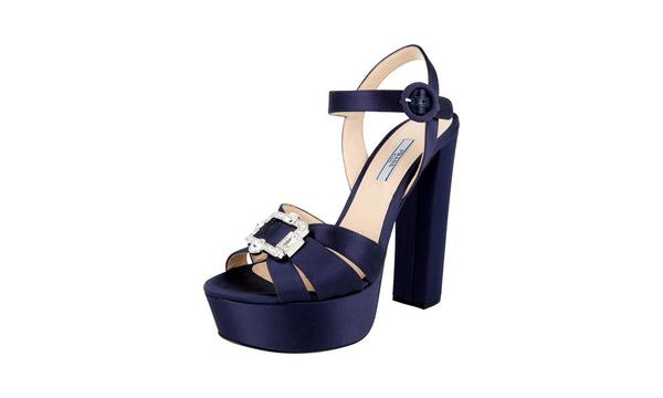 Prada Women's 1XP02A 049 F0216 140 Leather Sandals