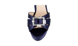 Prada Women's Blue Leather Pumps / Heels 1XP02A
