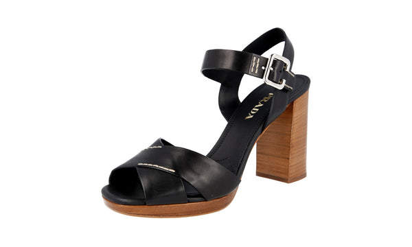 Prada Women's 1XP740 248 F0002 Leather Sandals