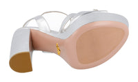 Prada Women's Silver Leather Pumps / Heels 1XP800