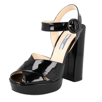 Prada Women's Black Leather Pumps / Heels 1XP882