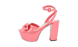 Prada Women's Pink Leather Pumps / Heels 1XP896