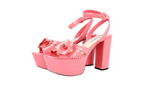 Prada Women's Pink Leather Pumps / Heels 1XP896