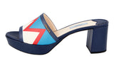 Prada Women's Multicoloured Saffiano Leather Sandals 1XP933