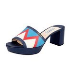 Prada Women's Multicoloured Saffiano Leather Sandals 1XP933