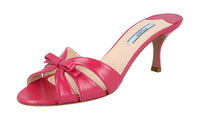Prada Women's 1XX114 3A9S F0505 Saffiano Leather Leather Sandals