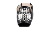 Prada Women's Black Saffiano Leather Sandals 1XX148