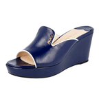 Prada Women's Blue Saffiano Leather Sandals 1XX168