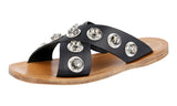 Prada Women's 1XX247 248 F0002 Leather Sandals