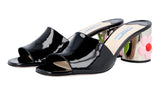 Prada Women's Black Leather Sandals 1XX310