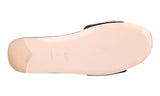 Prada Women's Black Leather Slides Sandals 1XX322