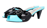 Prada Women's Turquoise Leather Pumps / Heels 1XX327