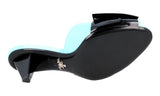 Prada Women's Turquoise Leather Pumps / Heels 1XX327