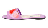Prada Women's Purple Leather Sandals 1XX343