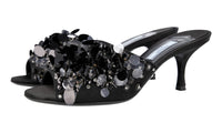 Prada Women's Black Leather Pumps / Heels 1XX353