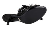 Prada Women's Black Leather Pumps / Heels 1XX353